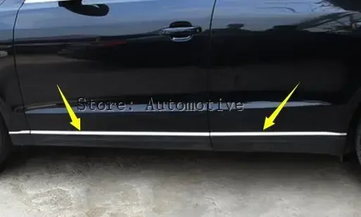 

Подходит для Audi Q5 2012, 2013, 2014, 2015, 2016, боковая дверь из нержавеющей стали, задняя крышка, отделка, украшение, 6 шт., Стайлинг автомобиля