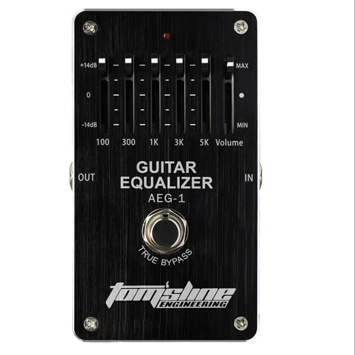 

AROMA Guitar Effect Pedal AEG-1 EQ 5-Band Electric Guitar Equalizer Effect Pedal True Bypass AEG-1S EQ 4 Band Effect Pedal