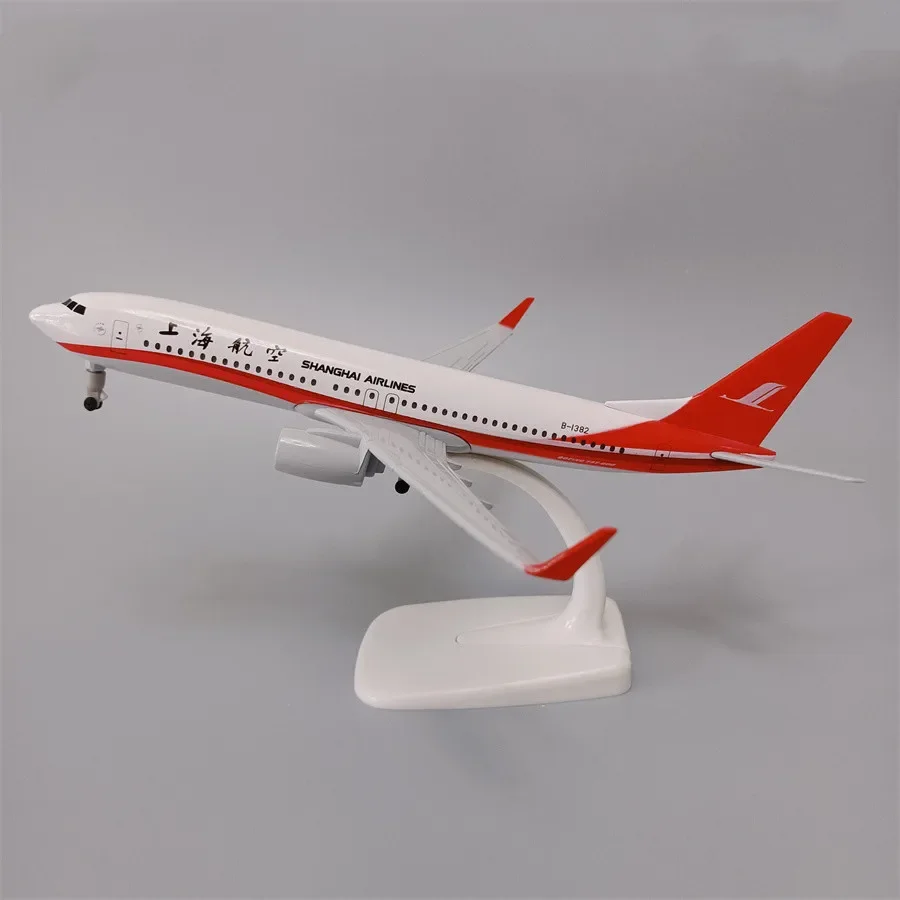 Модель самолета из металлического сплава 20 см авиакомпании China ShangHai Airlines модель с