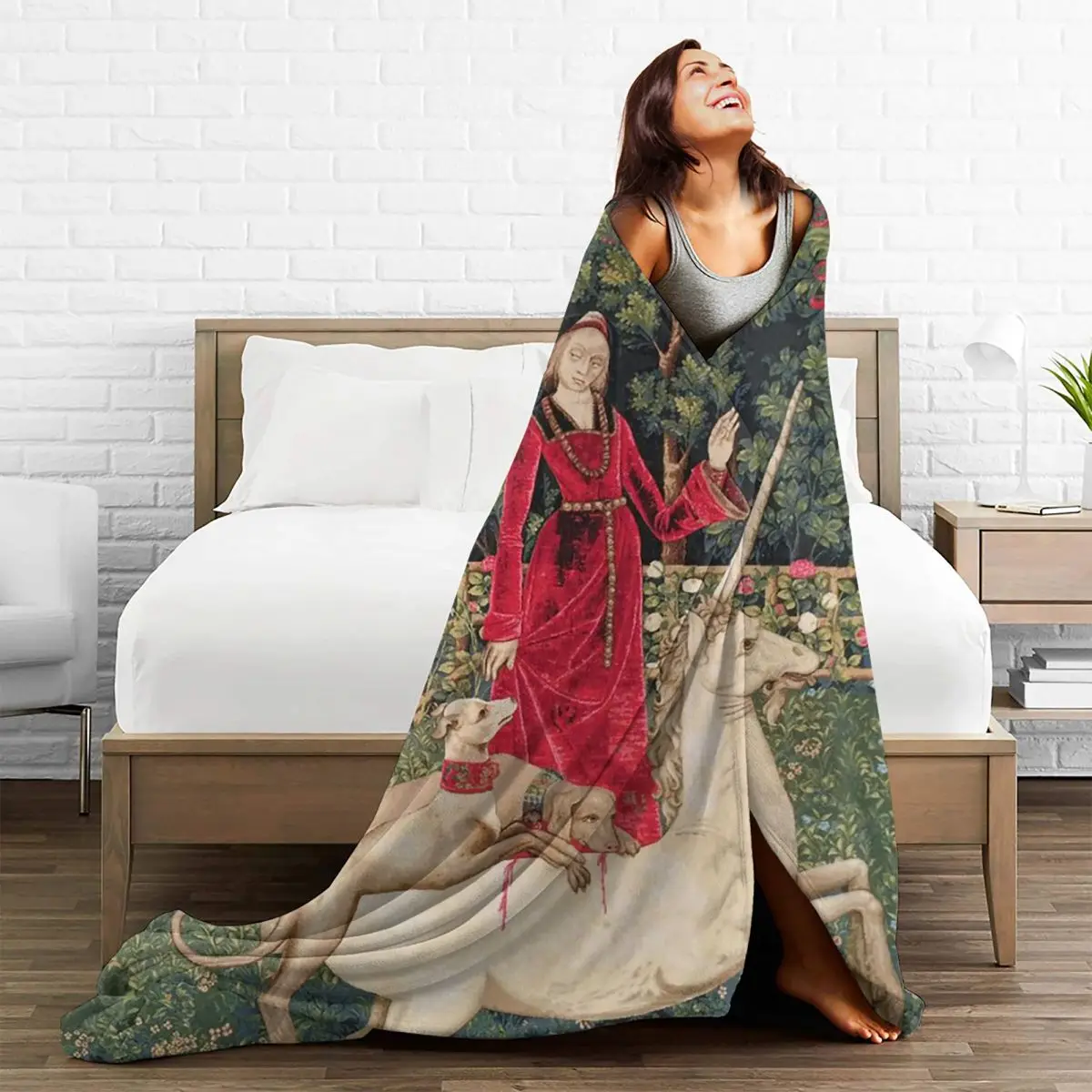 Одеяло Фланелевое ультра-мягкое для путешествий на открытом воздухе | Дом и сад