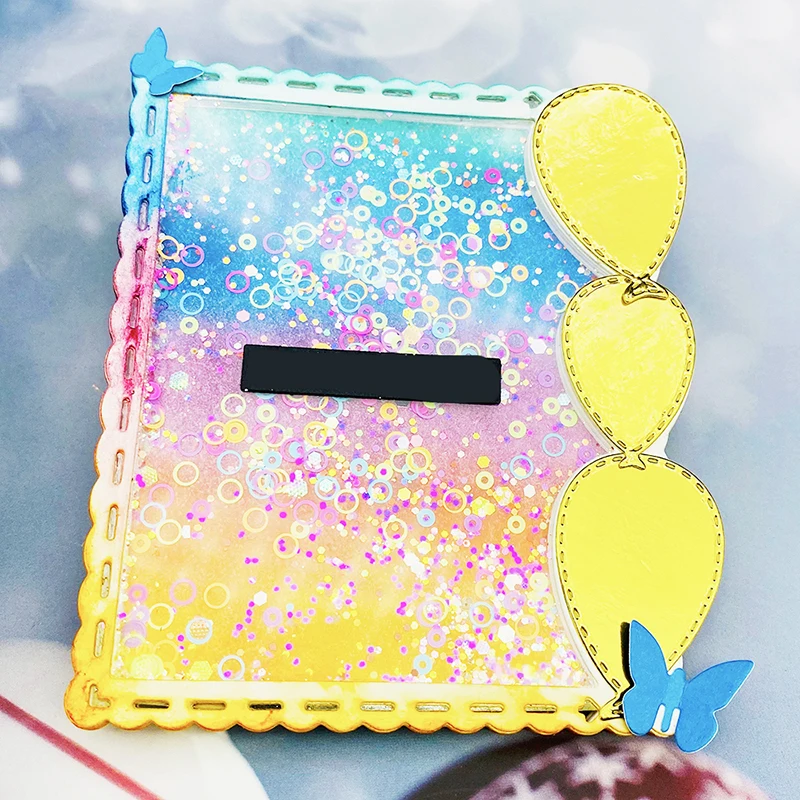 

Balloon frame metal cutting dies cut die mold Scrapbook paper craft knife mould blade punch stencils dies