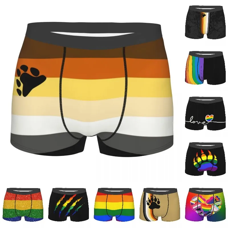 

Мужское сексуальное нижнее белье в виде медвежьих лап, боксеры, трусы, мужские мягкие шорты, трусы