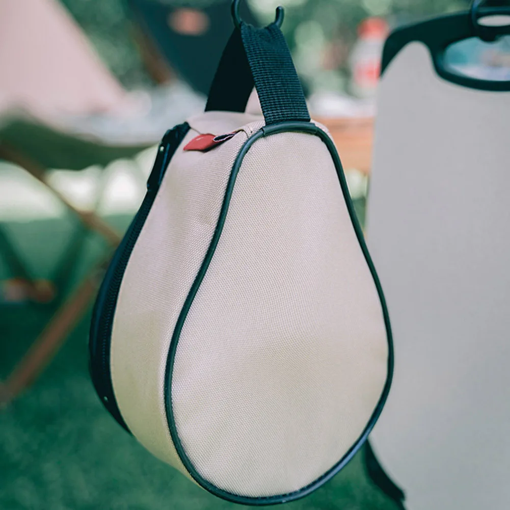 Outdoor Camping Folding Bowl Storage Bag Carrying Bag Oxford Cloth Camping Bowl Storage For Picnic BBQ Hiking 2022 New