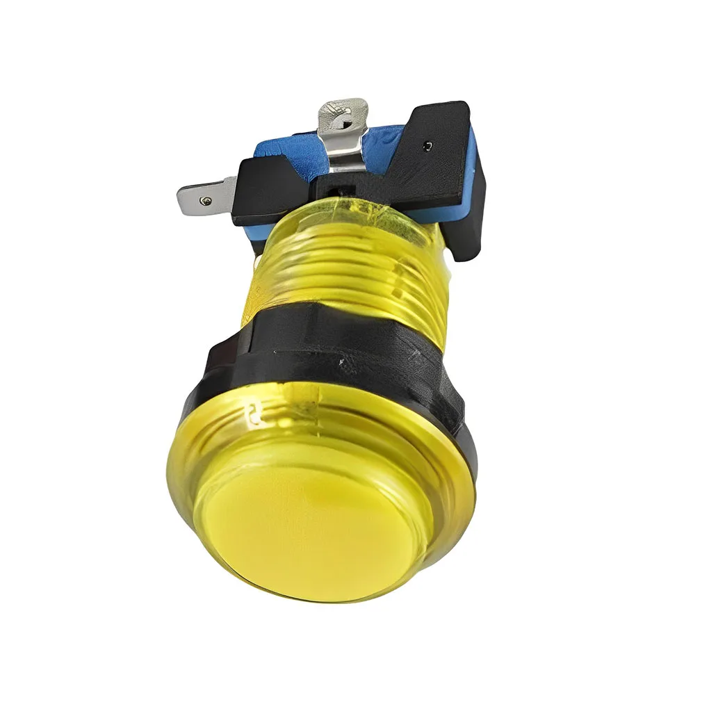 

10 шт. кнопочный компактный яркий переключатель яркого размера светящийся многоцелевой Модернизированный фитинг стабилизатор игровые принадлежности желтый