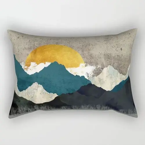 Короткий плюшевый чехол для подушки 30x50/40x60 см