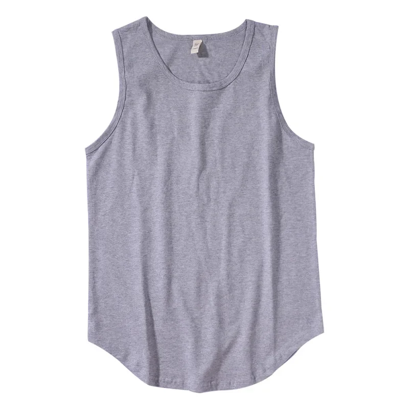 MRMT 2024 Brand New Men's Bf Wind Solid Color Work Word Undershirt Cotton Sleeveless T shirt Bottoming Sweat Men Tide