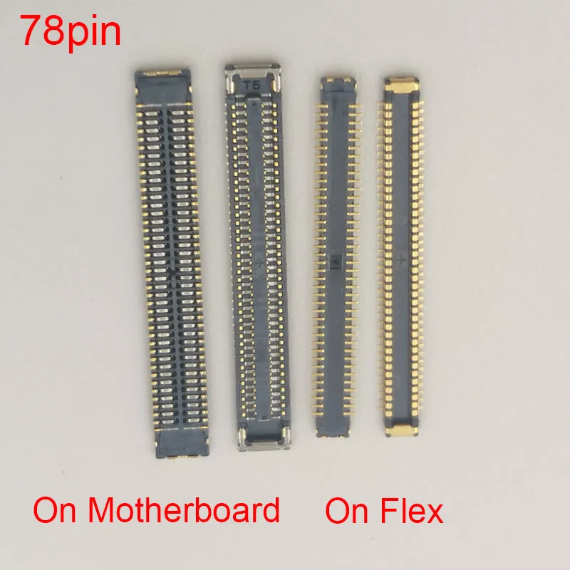 50-100 шт. 78Pin USB зарядное устройство FPC Разъем для Samsung Galaxy A30S A80 A70 A40 A31 A51 A71 A41 A70S A21S A90 зарядный док-порт
