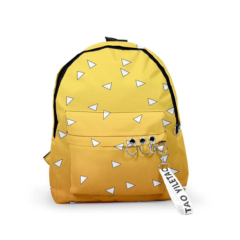 

Fashion Demon Slayer Backpacks Boys/Girls pupil School Bags 3D Print Keychains Oxford Waterproof Cool Cute Small Backpacks