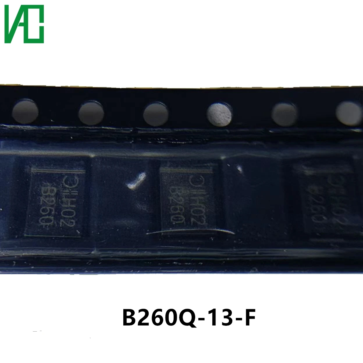

10 шт., набор транзисторов, B260Q-13-F DIODE SCHOTTKY 60V 2A SMB In Sctock
