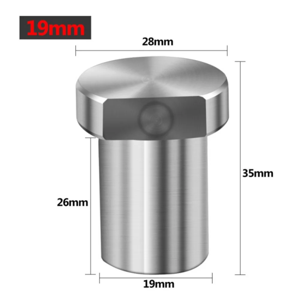 19/20mm Workbench Peg Brake Stops Clamp Bench Dogs Stainless Steel Table Limit Block Positioning Planing Woodworking Tools