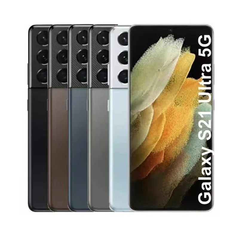 Samsung Galaxy S21 Ultra 5G Cellphone G998U1 S21U 6.8 Inch ROM 128GB OR 256GB RAM 12GB Snapdragon NFC Unlocked 5G SmartPhone
