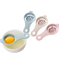 egg yolk separator divider white plastic convenient household eggs tool cooking baking tool kitchen accessories