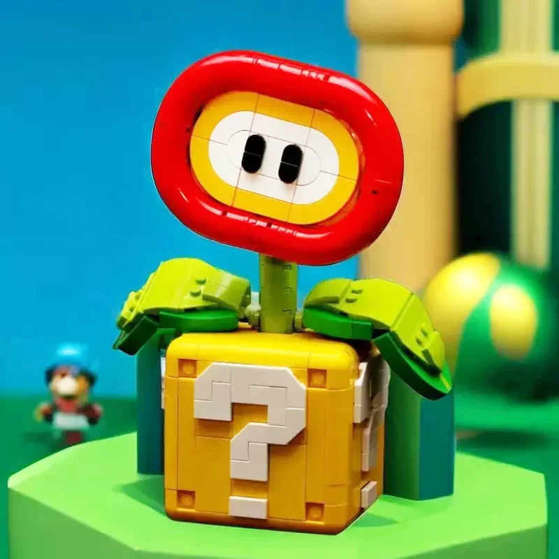 2024 MOC горшечные растения совместимые с 71426 Игрушечная модель цветами пламени