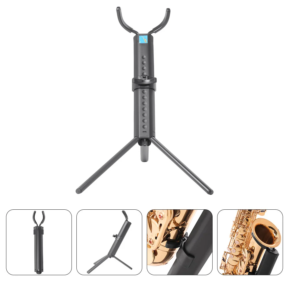 

Saxophone Stand Holder Sax Alto Tenor Rack Tripod Wall Bracket Triangle Folding Storage Display Accessory Foldable Clarinet