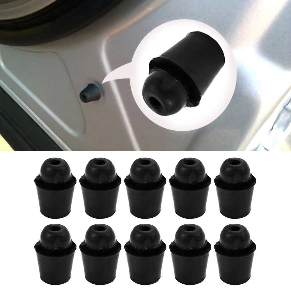 

10 Pcs Black Rubber Car Bumper Door Overslam Rubber For Hyundai KIA K3 K4 K5 Elantra Accent Tucson Universal Shock Absorber