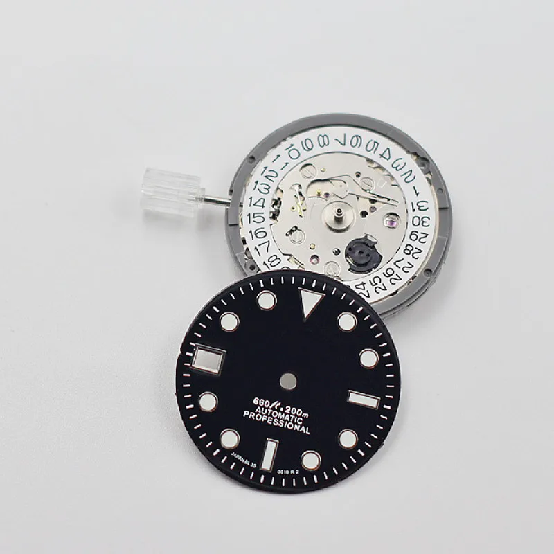 Новый Набор чехлов NH35 из нержавеющей стали для левой руки включая движение