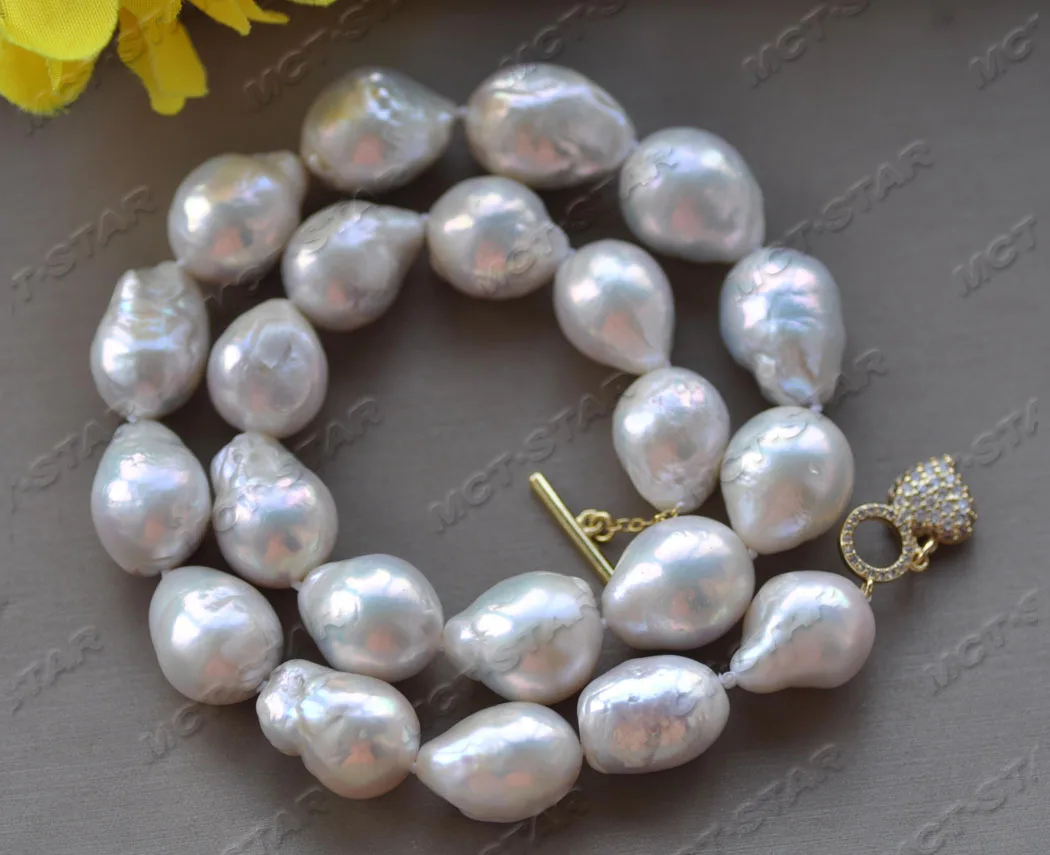 

Ожерелье из жемчуга реборн Кеши в стиле барокко MCT · STAR Z11789, 16-24 дюйма, 32 мм, ожерелье с сердцем и фианитами