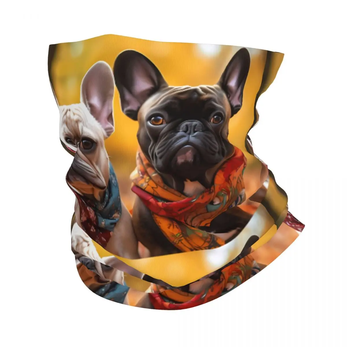 Французский в осеннем искусственном стиле шарф бандана шея гетры Обложка для