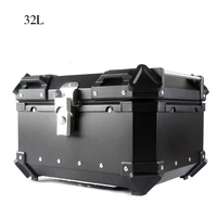 32l motorcycle rear trunk luggage case quick release tail box waterproof storage box for honda suzuki kawasaki yamaha