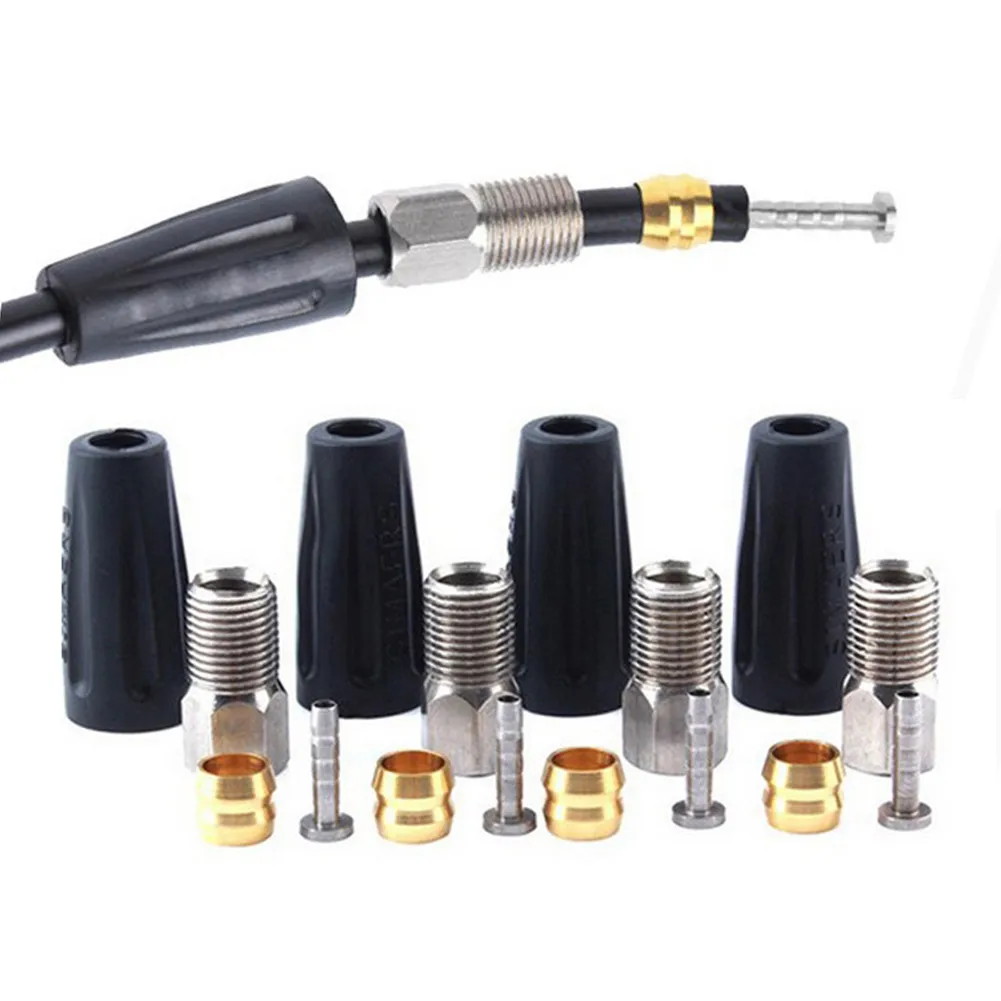 Соединитель гидравлического шланга велосипеда масляные иглы набор вставок для