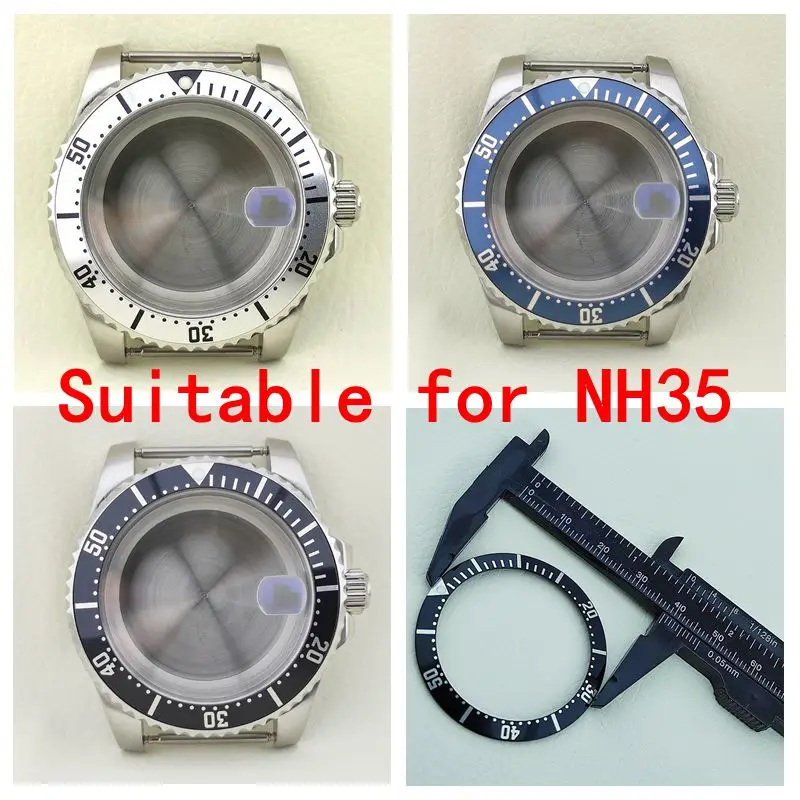 NH35 циферблат для часов 38 мм * 30 8 ММ керамическое кольцо SUB Seamaster 40