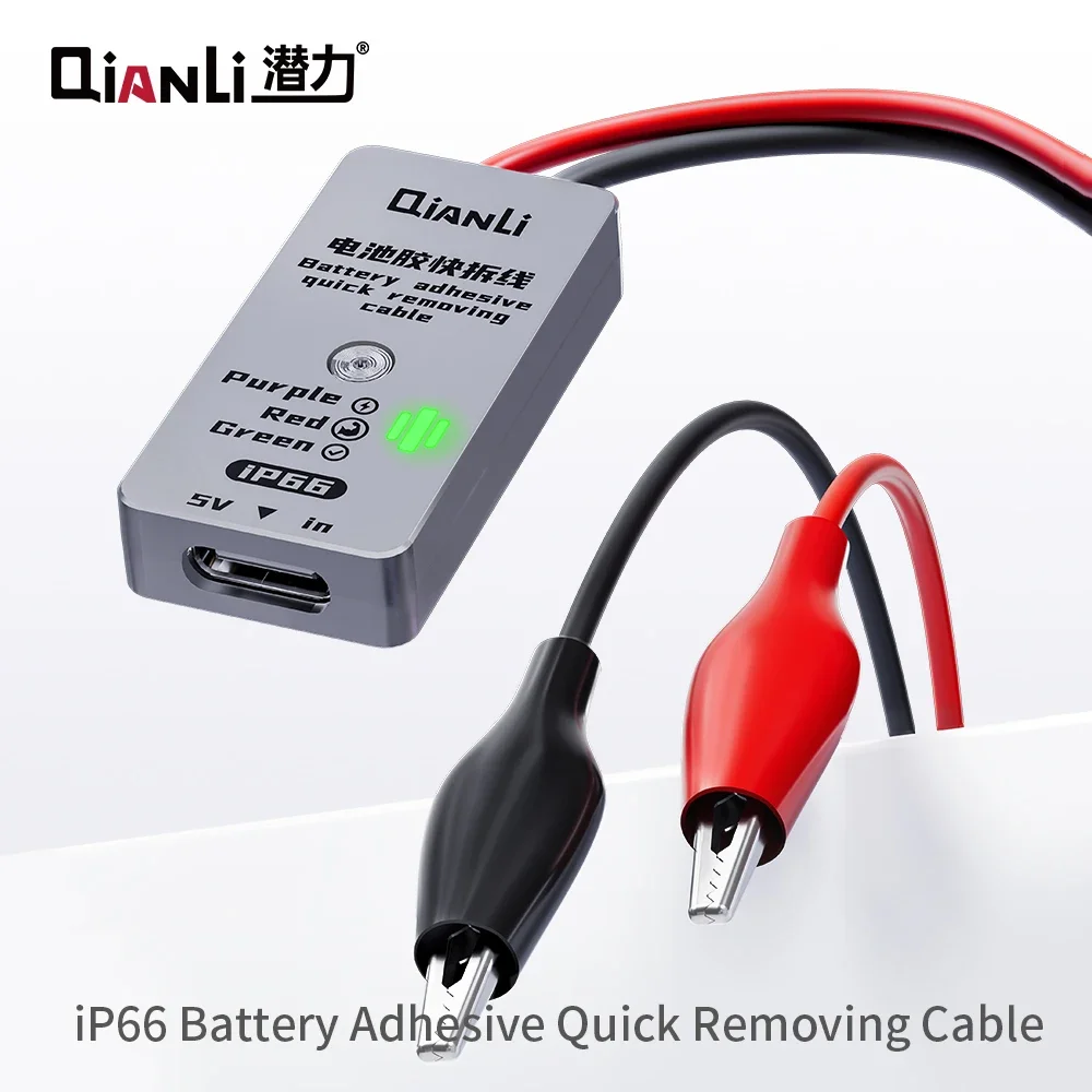 Фото QIANLI iP66 Устройство для выпуска клея Безопасное и быстрое разделение Новый аккумулятор Электролитический клей Клей для аккумулятора Быстроразъемный провод №1