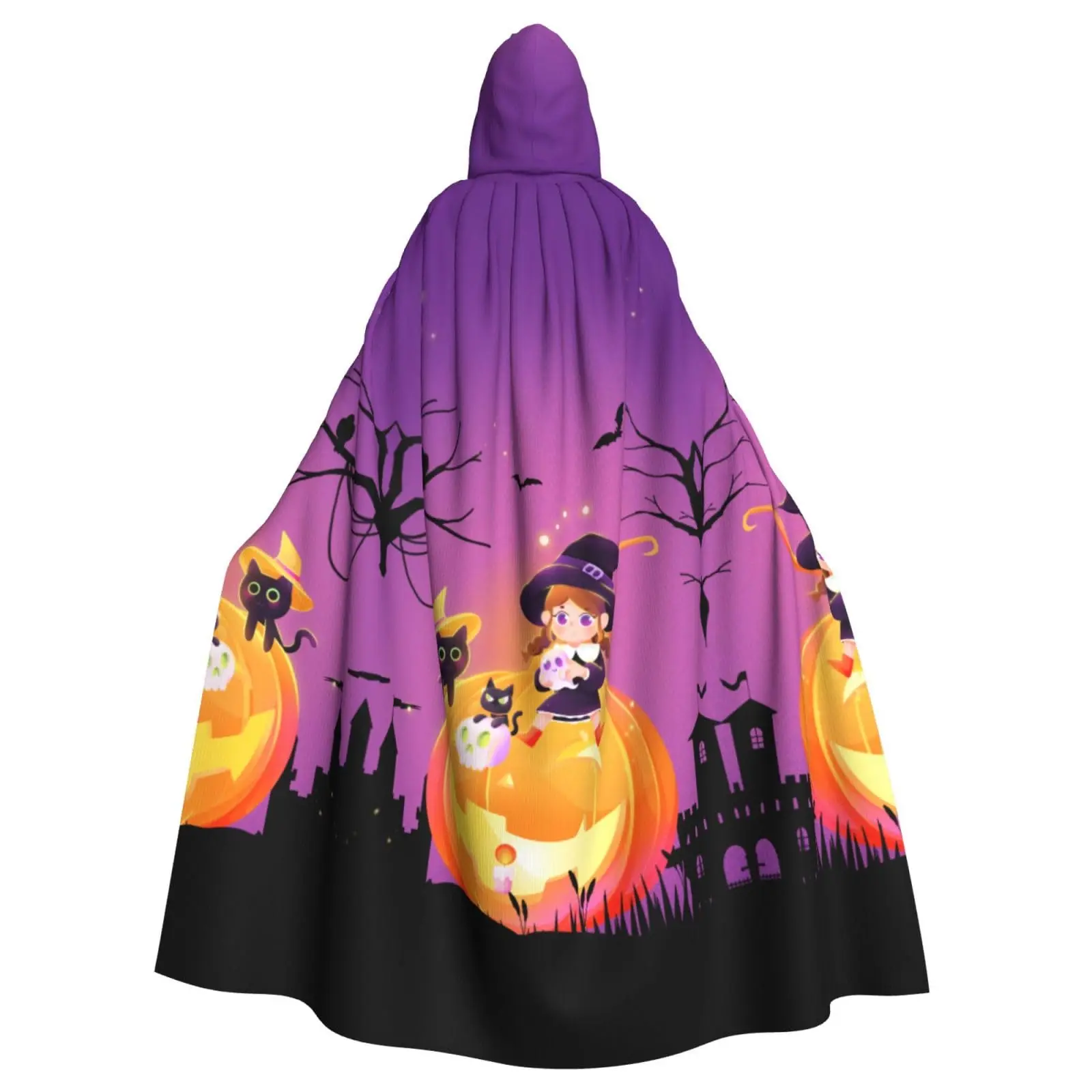 

Costume Cloak For Adults - Custom, Personalized, Unisex Hooded Cape For Halloween, Cosplay, Stage Costumes, Makeup Parties.