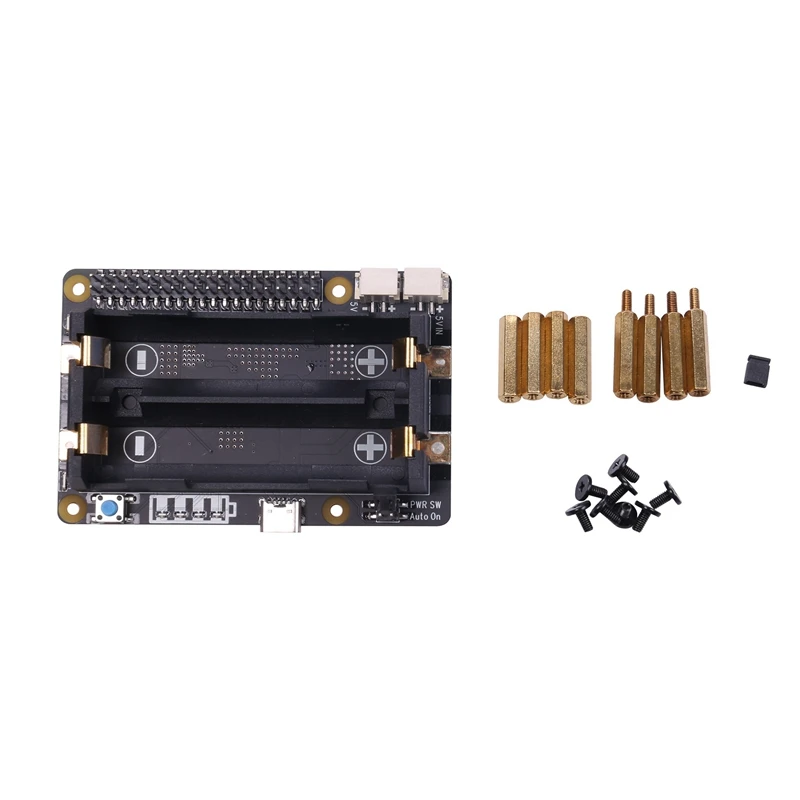 

Для Raspberry Pi 18650 UPS HAT,X706 V1.1 Shield/Компенсационная плата поддерживает автоматическое включение для Raspberry Pi 4 Model B/3B +/3B