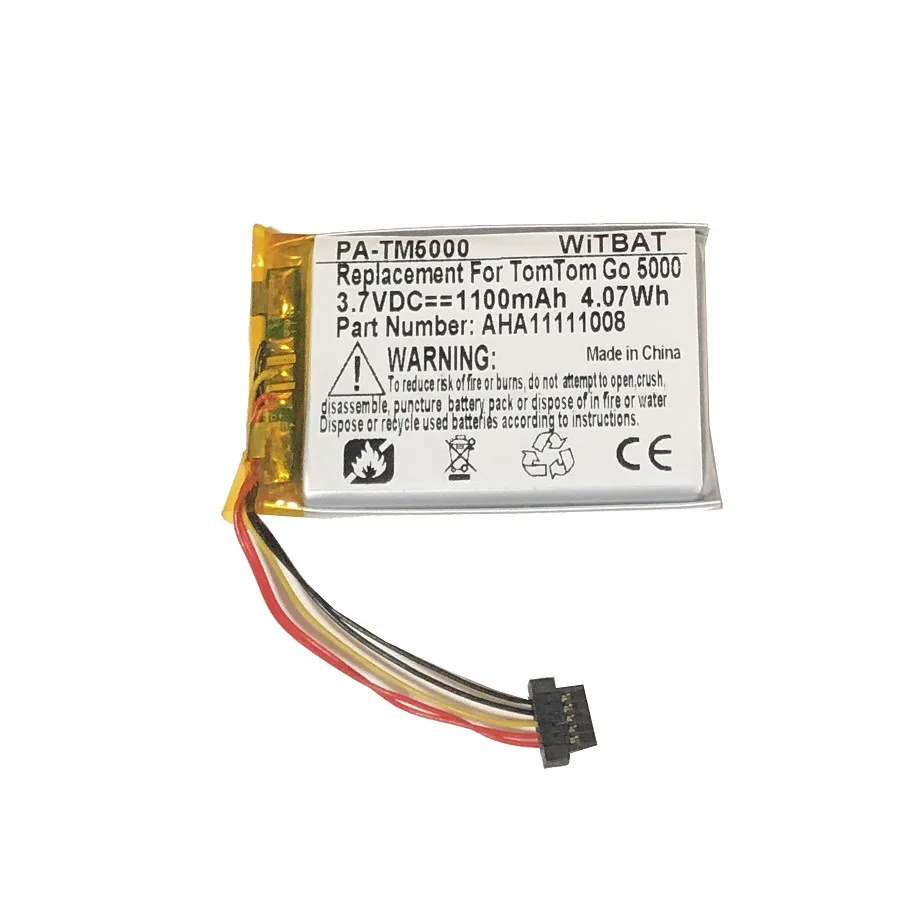 

For TomTom GO 5000 GPS Battery Hybrid Vfad