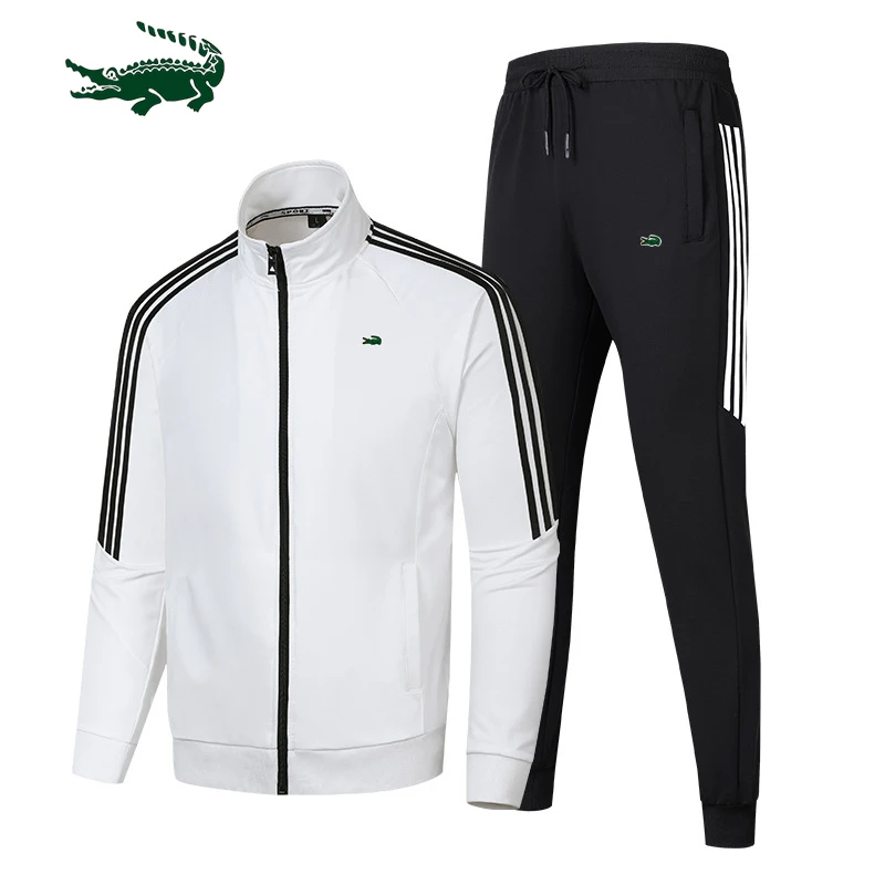 Cartelo Men's Sets Two Piece Tracksuit Casual Zipper Jacke + Pants Harajuku Sport Suits Spring Brand Sportswear