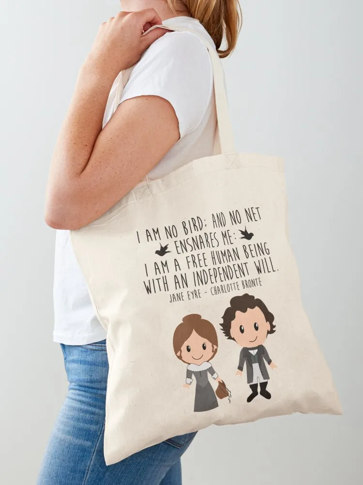 Джейн Эйр я не птица и нет сетки Ensnares Me Tote Bag Сумка на заказ Тканевая сумка