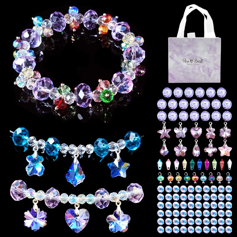 

Crystal Bracelet Set for women jewelry diy making accessories trendy crystal charm bracelet female jewelry gift supplies 2022