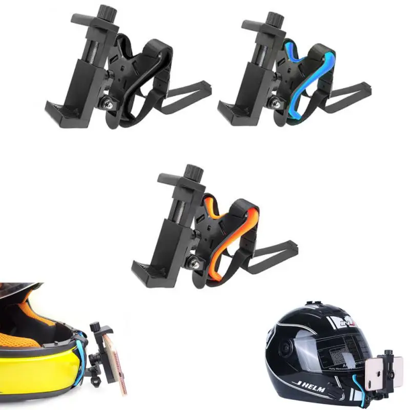 

Helmet Strap Mount For Gopro Hero11 10 9 8 7 6 5 4 3 Motorcycle Action Sports Camera Mount Full Face Holder Motorcycle Accessory
