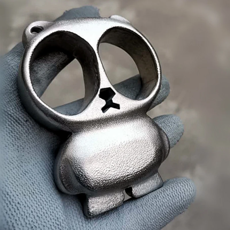 

Титановые игрушки ручной работы, милый медведь, EDC, снимает тревогу, СДВГ, антистресс, настольное украшение, уличный тактический инструмент, подарок