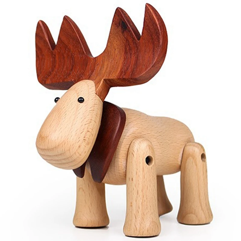 

Elk Puppet Office Jewelry Decoration Creative Housewarming New Home Gift Wedding Gift Companion Gift Desktop Decoration