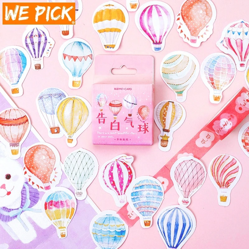 45 шт./упак. наклейка на тему любви в виде воздушного шара дневника s Kawaii Diy