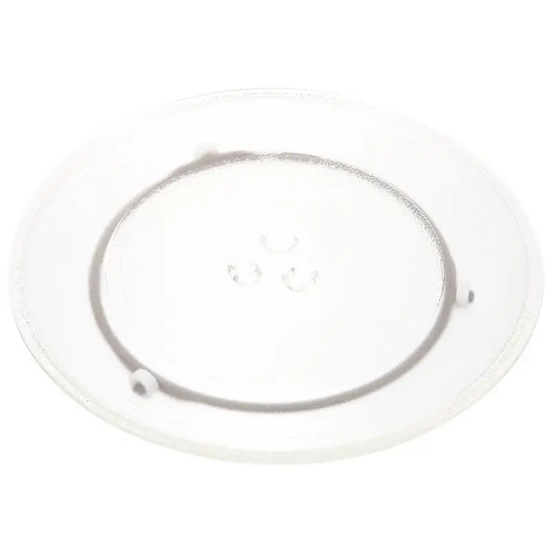 

1 Set Microwave Turntable Microwave Oven Glass Plate Oven Cooking Plate with Turntable Ring Coupler