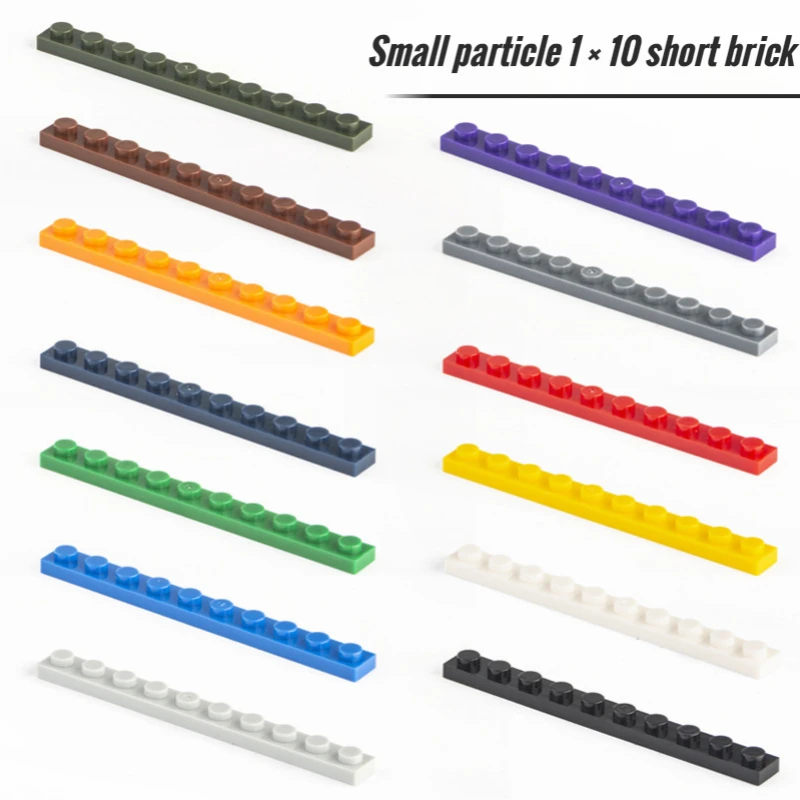 20 штук мелких частиц 1x10 пластина 4477 MOC строительный блок низкая доска аксессуары строительный блок замок игрушки