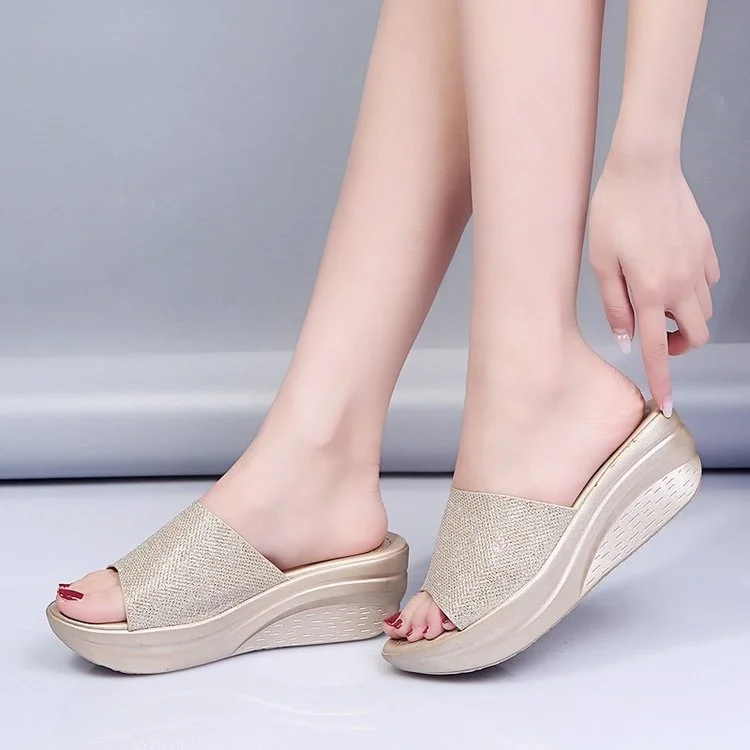

Summer Women Sandal 2023 New Fashion Pu Leather Women Sandals Peep Toe Flat Shoes Designer Bling Beach Ladies Slipper