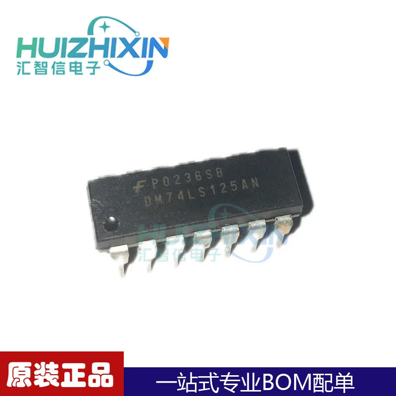 10 шт. Brand new &amp original DM74LS125AN 74LS125 Encapsulation DIP-14 Buffer and Line DriverIC