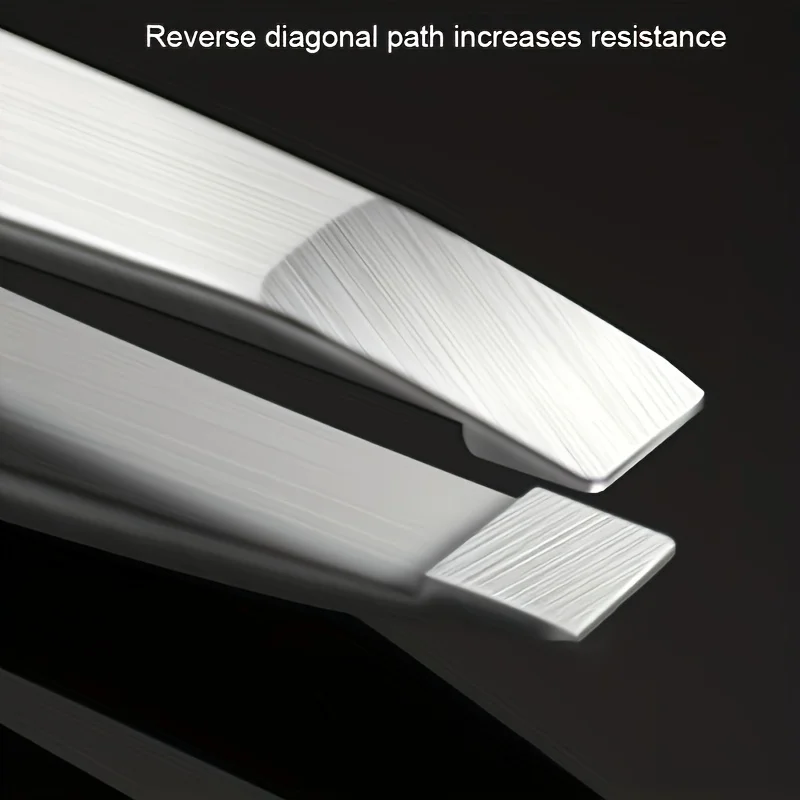 Набор высокоточных пинцетов из нержавеющей стали 4 шт. для ухода за бровями