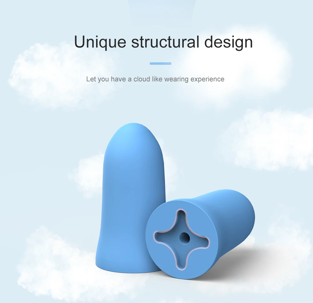 

Ear Protection Ear foam Plugs Noise Cancelling Earplugs For Sleeping Soundproof Ear Plugs Study Reusable Ear Plugs