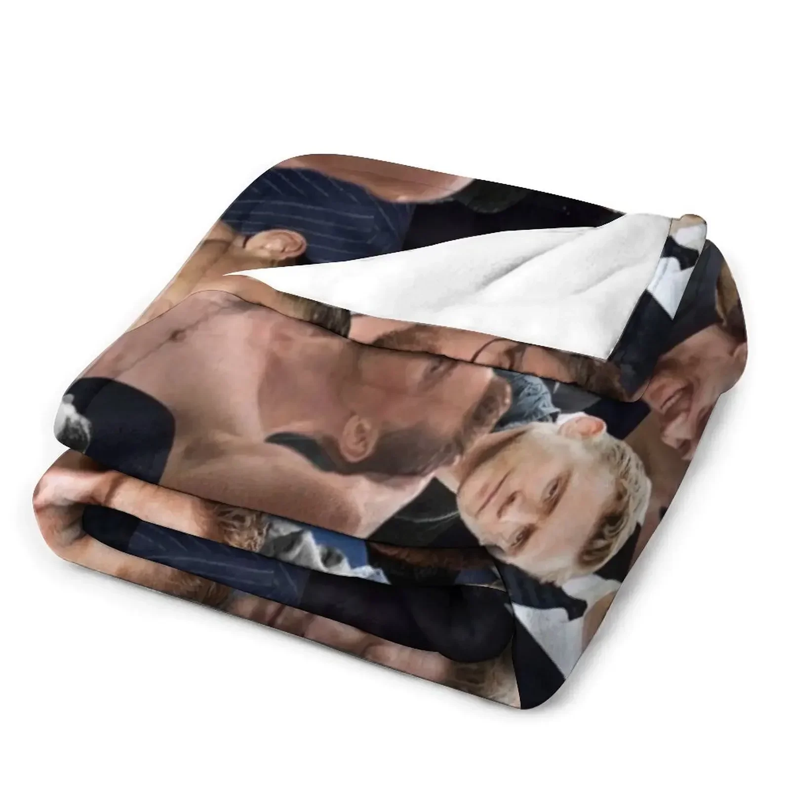 Фотоколлаж Тома Хидлстона пледы летние одеяла и мягкие большие