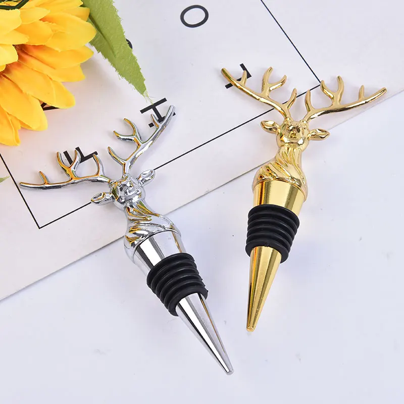 

1PCs Christmas Wine Champagne Bottle Stopper Corks Wedding Parties Supplies