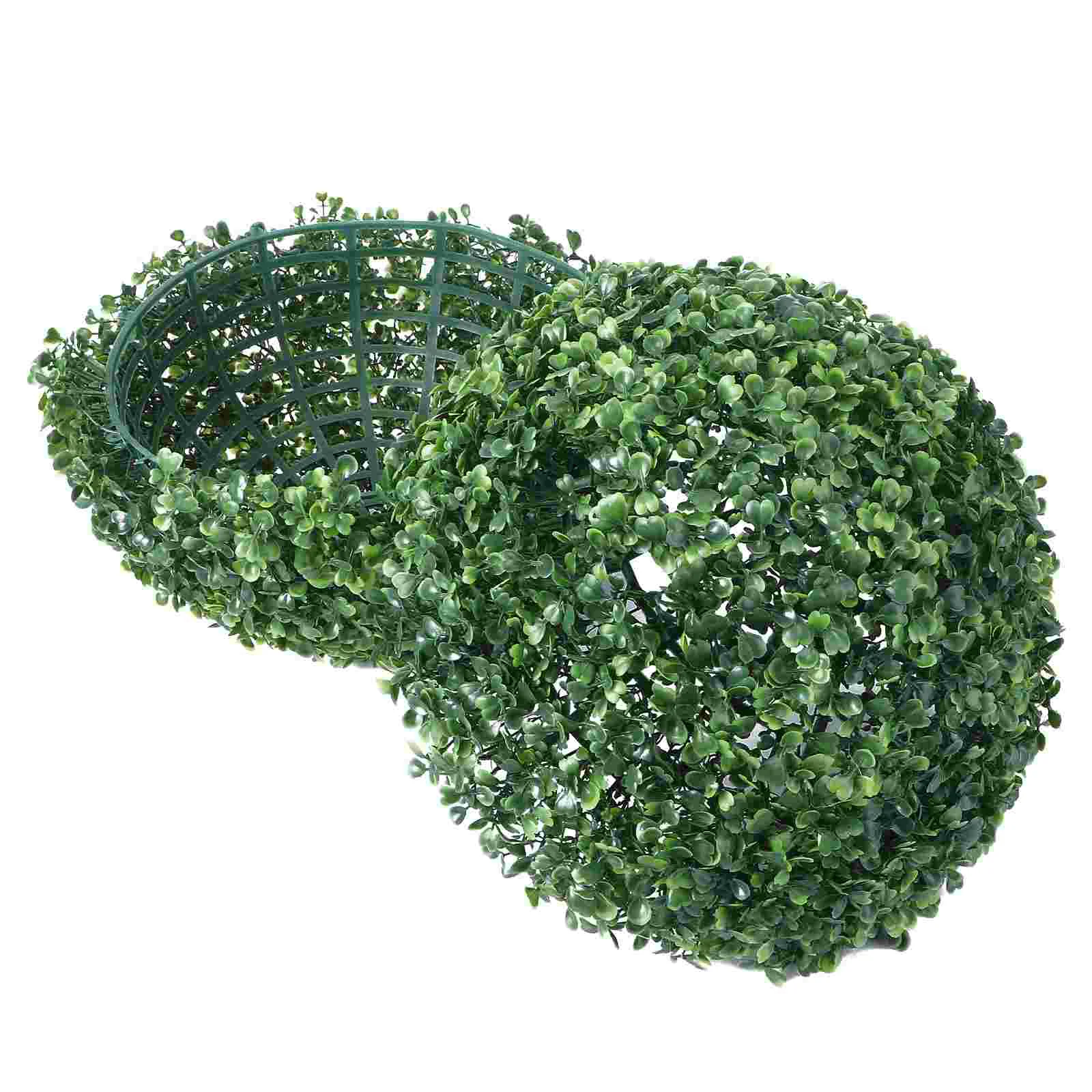 

Artificialtopiaryboxwood Grass Hanging Faux Decorative Outdoorfake Ornament Greenery Ceiling Simulated Fordecoration Foliage