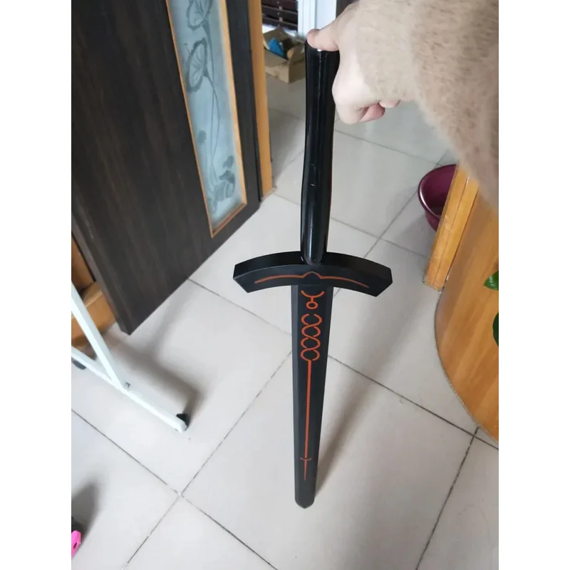 [Забавный] 114 см Косплей Fate Stay Night меч Артура пендригон черный белый Экскалибур