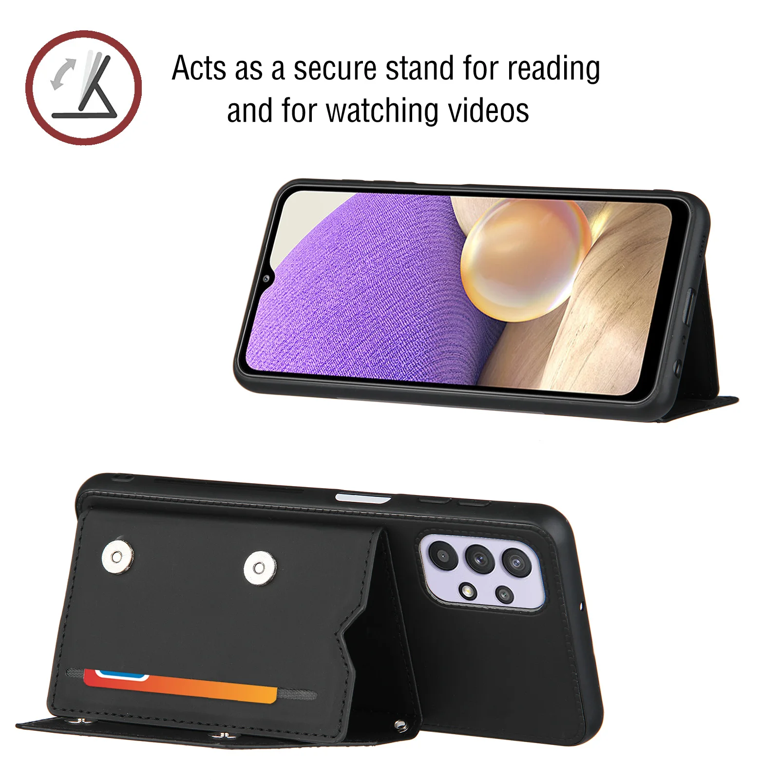 PU Leather Wallet Case For Xiaomi 11 Ultra 11 Lite 5G NE 11T 10S 10T Redmi 9A 9C 9T Note 9 9S 10 11 Pro Card Pockets Back Cover