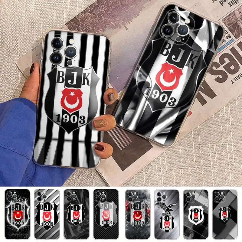 

Fashion besiktas BJK Phone Case Silicone Soft for iphone 14 13 12 11 Pro Mini XS MAX 8 7 6 Plus X XS XR Cover