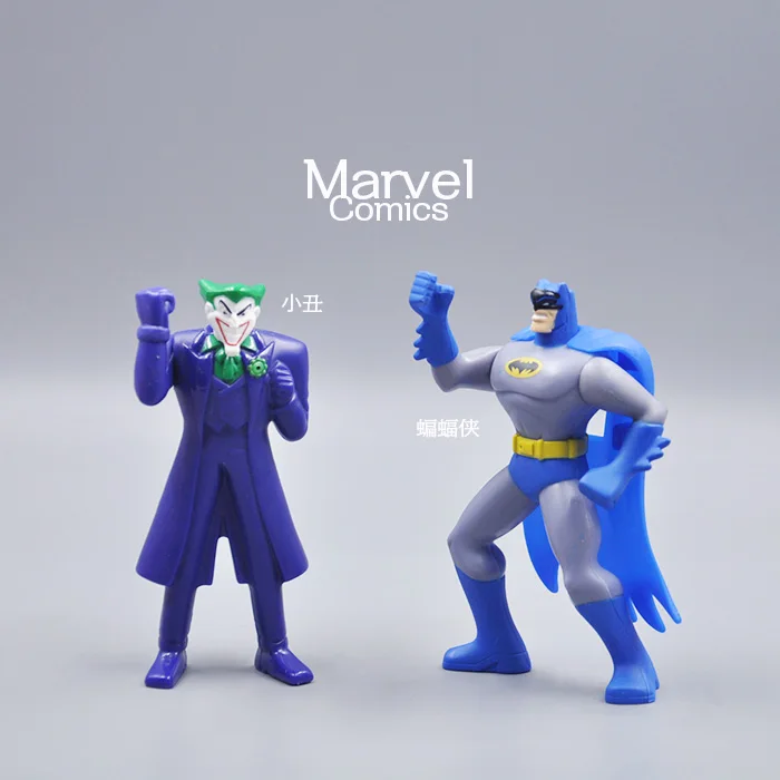 

New Toy Gifts Comic Heroes Marvel Fantastic Four Thunderbolt Fire Batman Joker Anime Figure for Children's Gift Decoration