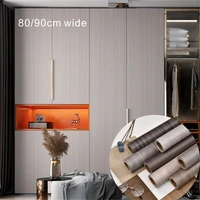 8090cm wide wood grain wallpapers for wardrobe cupboard table closet furniture waterproof pvc self adhesive sticker home decor